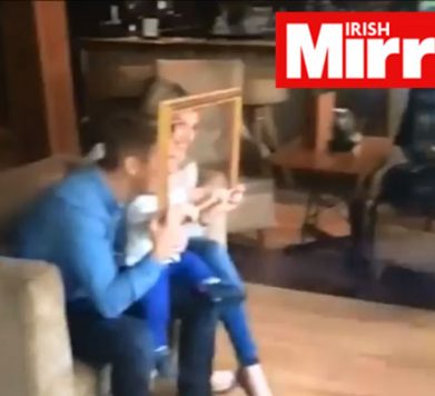 Watch behind-the-scenes footage of photoshoot with baby Ollie  (Irish Mirror)