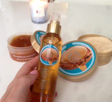 My Favourites from the New Wild Argan  Oil collection by The Body Shop.