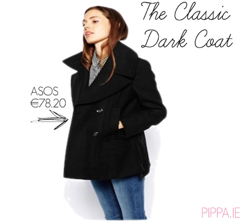 classic dark coat