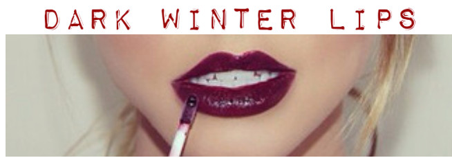 dark winter lips