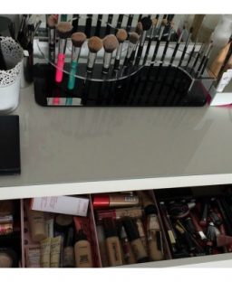 My Make Up Table and Storage!