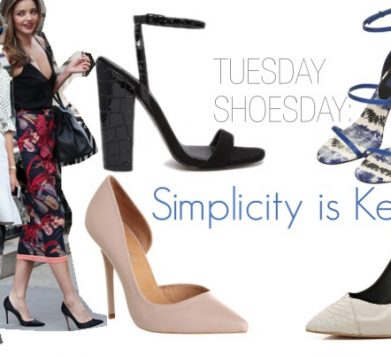 Tuesday Shoesday: Simplicity is Key
