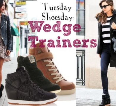 Tuesday Shoesday: Wedge Trainers