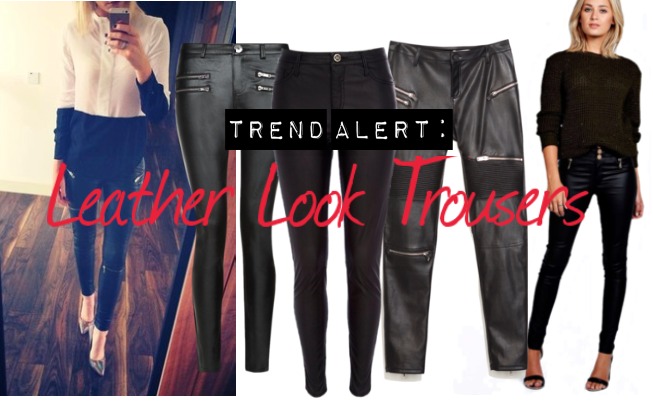 PUNK RAVE Leather-look trousers | BOUDOIR NOIR