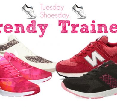 Tuesday Shoesday: Trendy Trainers