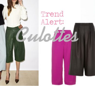 TREND ALERT: Culottes – The midi skirt’s edgier sister