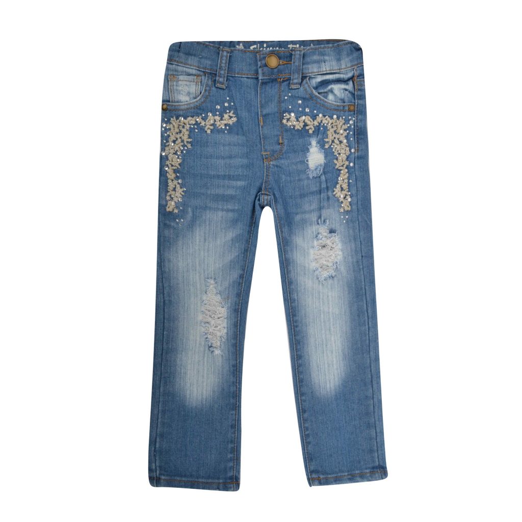 Diamonte Embroidered Jeans €14