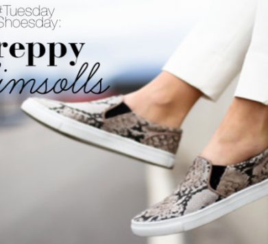 Tuesday Shoesday: Preppy Plimsolls