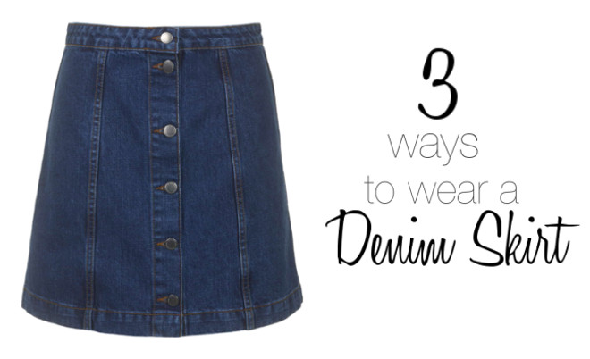 3 Ways to Wear a Denim Skirt | Pippa O'Connor - Official Website