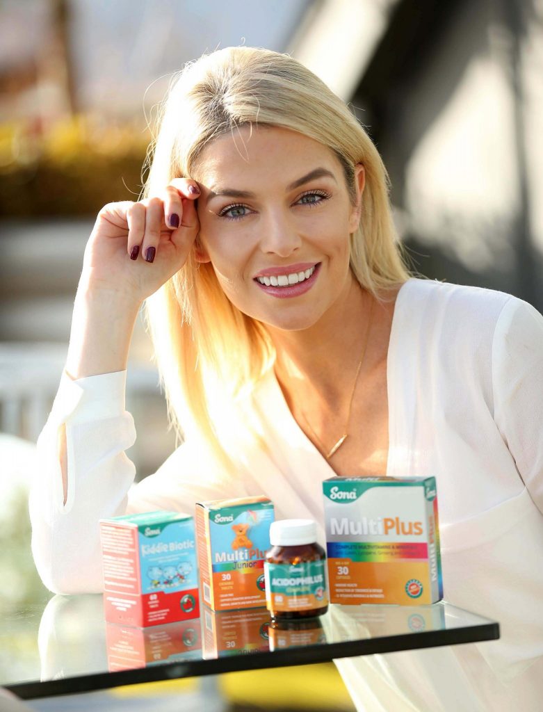 No Repro Fee. Pippa O’Connor, pictured at the launch of the Sona ‘Future Proof Your Health’ campaign which is calling on the nation to take care of their future wellbeing. Pippa joins Sona, Ireland’s leading producer of nutritional supplements and herbal remedies to encourage people across the country to care for their future self, health and happiness now. Pic. Robbie Reynolds