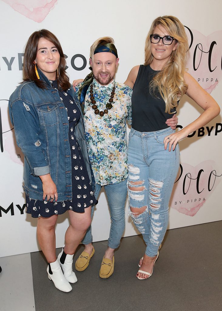 Natazhsa Crowley , David Babington and Brenda Dennehy pictured at the opening of Pippa O'Connor's POCO by Pippa Pop Up shop at Mahon Point Shopping Centre, Cork. Picture: Brian McEvoy No Repro fee for one use