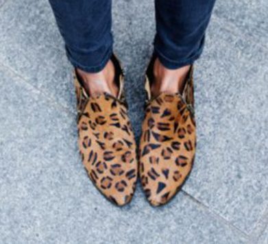 Tuesday Shoesday: The Leopard Print Ankle Boot Trend